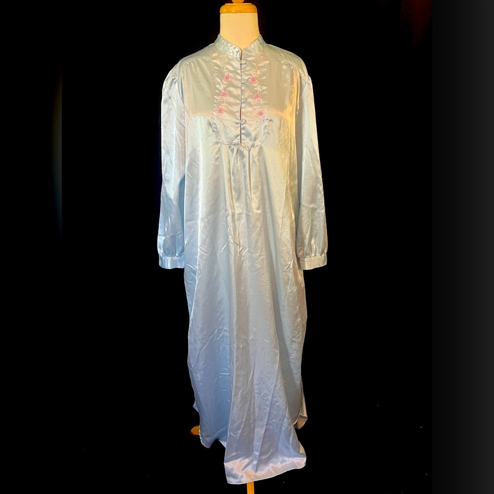 Women’s J.O. Intimates Floor Length Nightgown Blue Size Large
